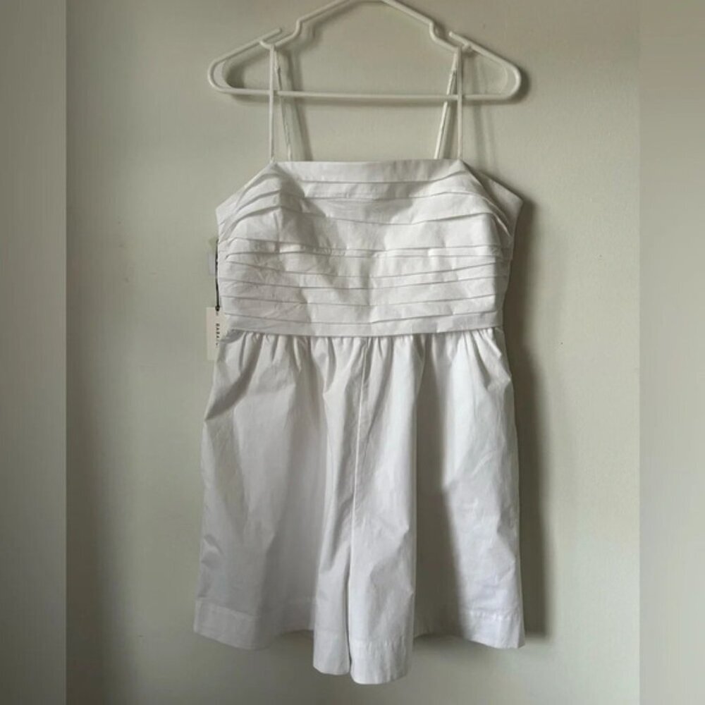 Babaton Abacus Poplin White Romper